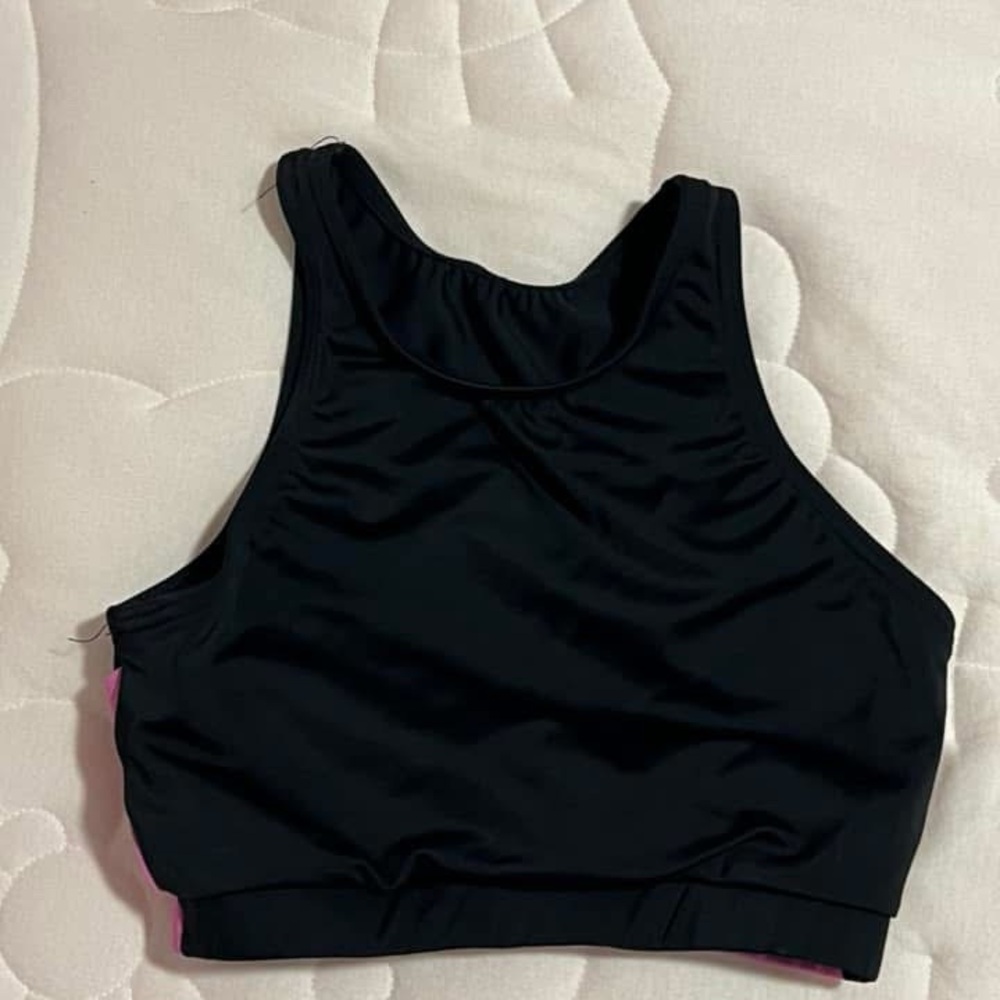 Black Kids Sports Bra